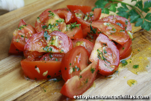 Ensalada de tomate - Tomato salad 