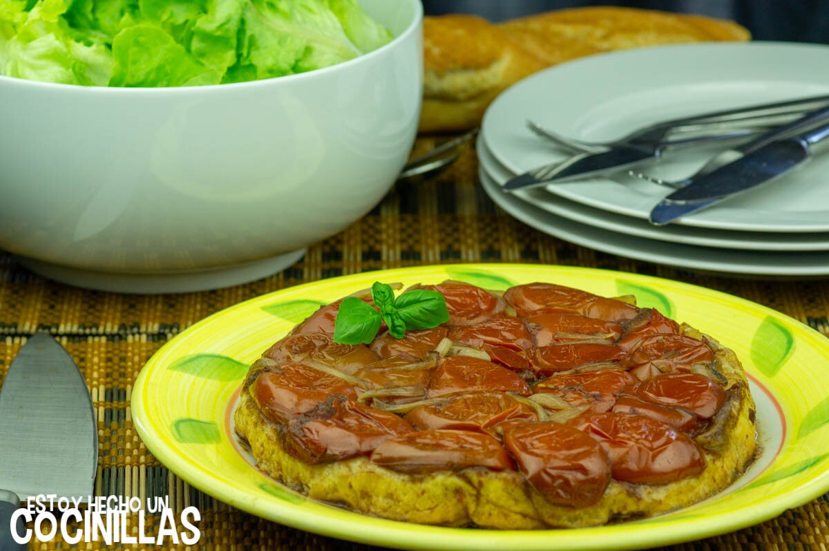 Tarta tatin de tomate
