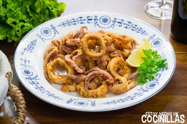 Receta de calamares fritos a la andaluza