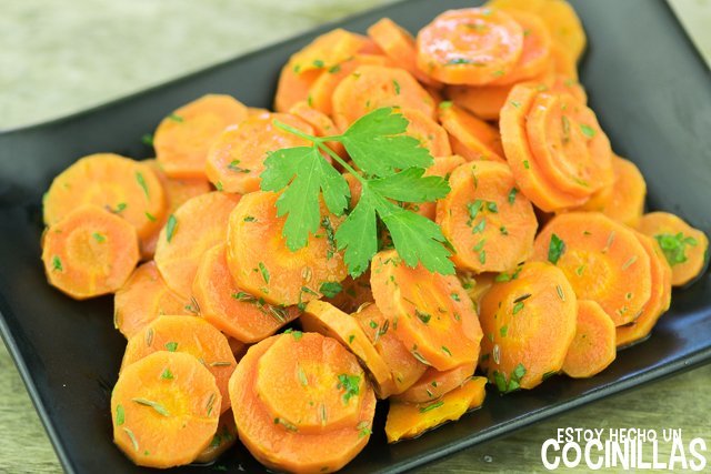 Zanahorias aliñadas estilo marroquí