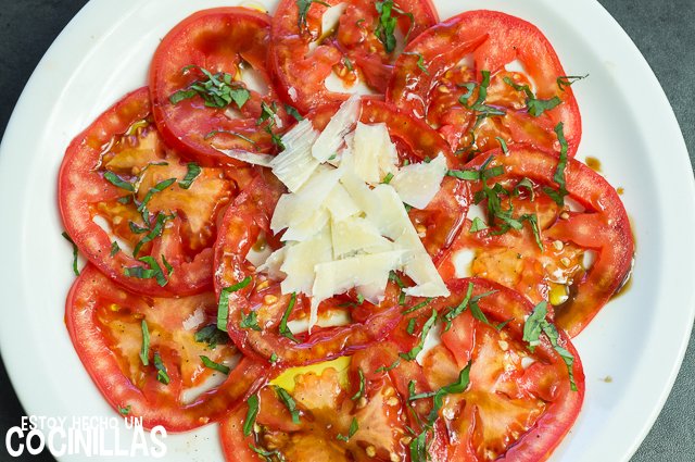 Carpaccio de tomate