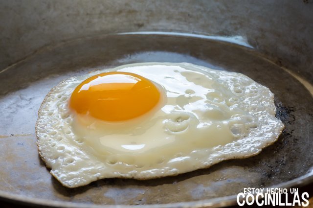 Ejecutar Goma de dinero Conciencia Receta de huevo a la plancha en sartén (con pocas calorías). Ideal para la  dieta