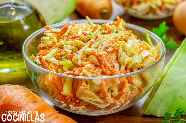 Receta De Ensalada De Col Americana (coleslaw). Igual Que En Los ...