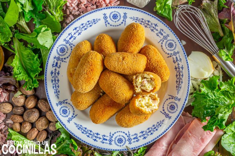 Receta de croquetas de jamón york, queso y huevo