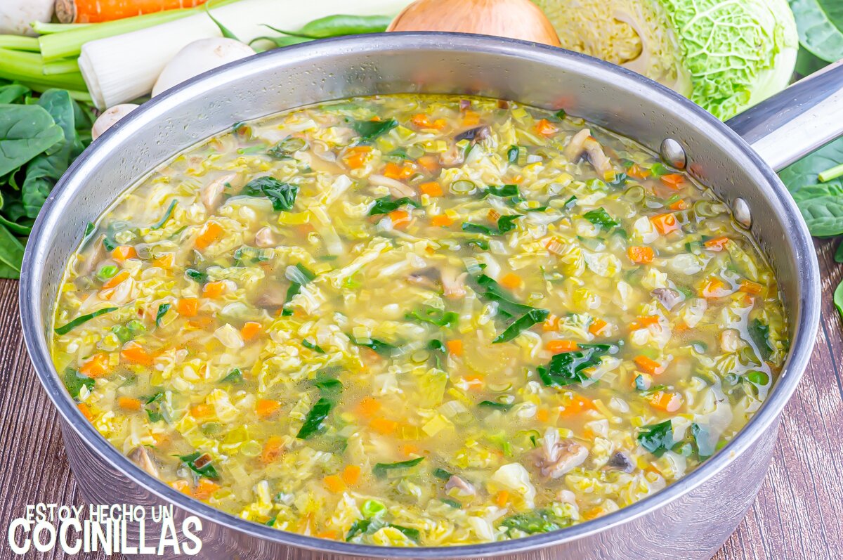 Cómo hacer sopa de verduras