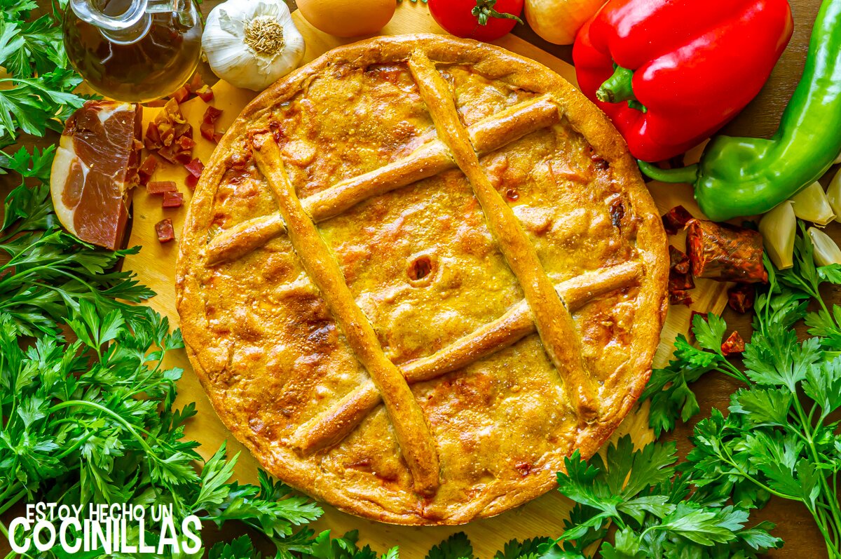 Empanada de carne recién hecha