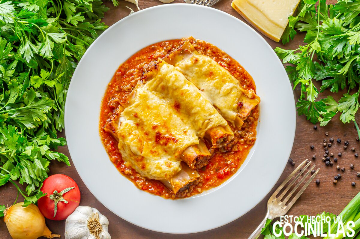 Cómo hacer canelones de manitas