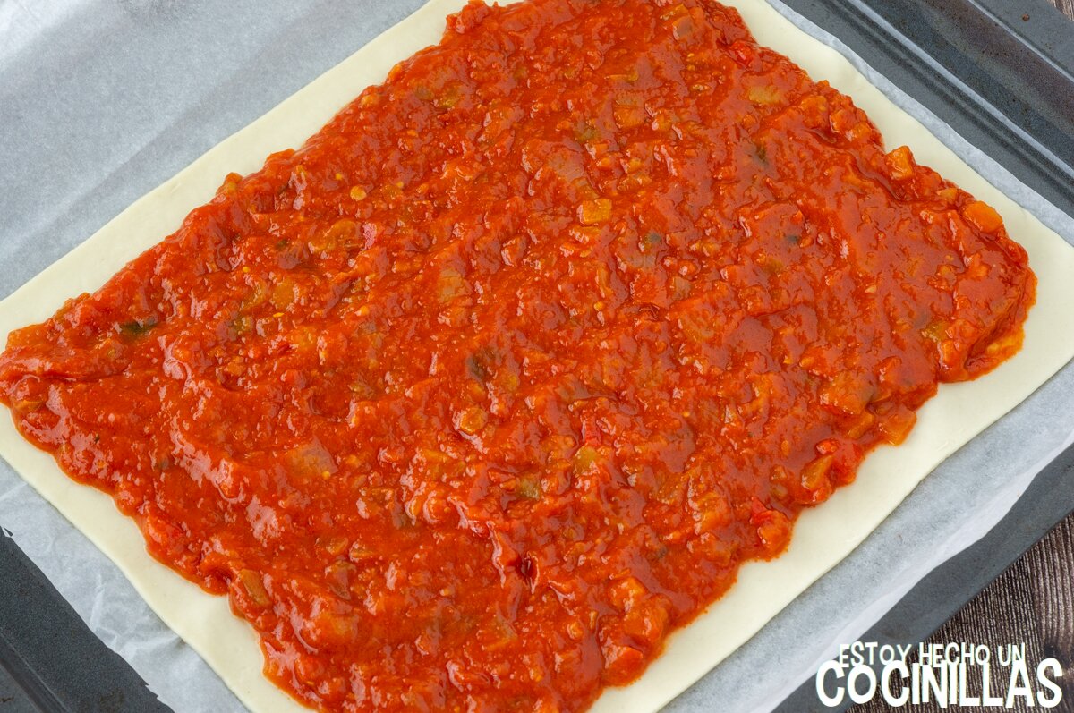 Hojaldre de pisto (rellenar)