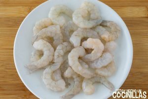 Pelar las gambas