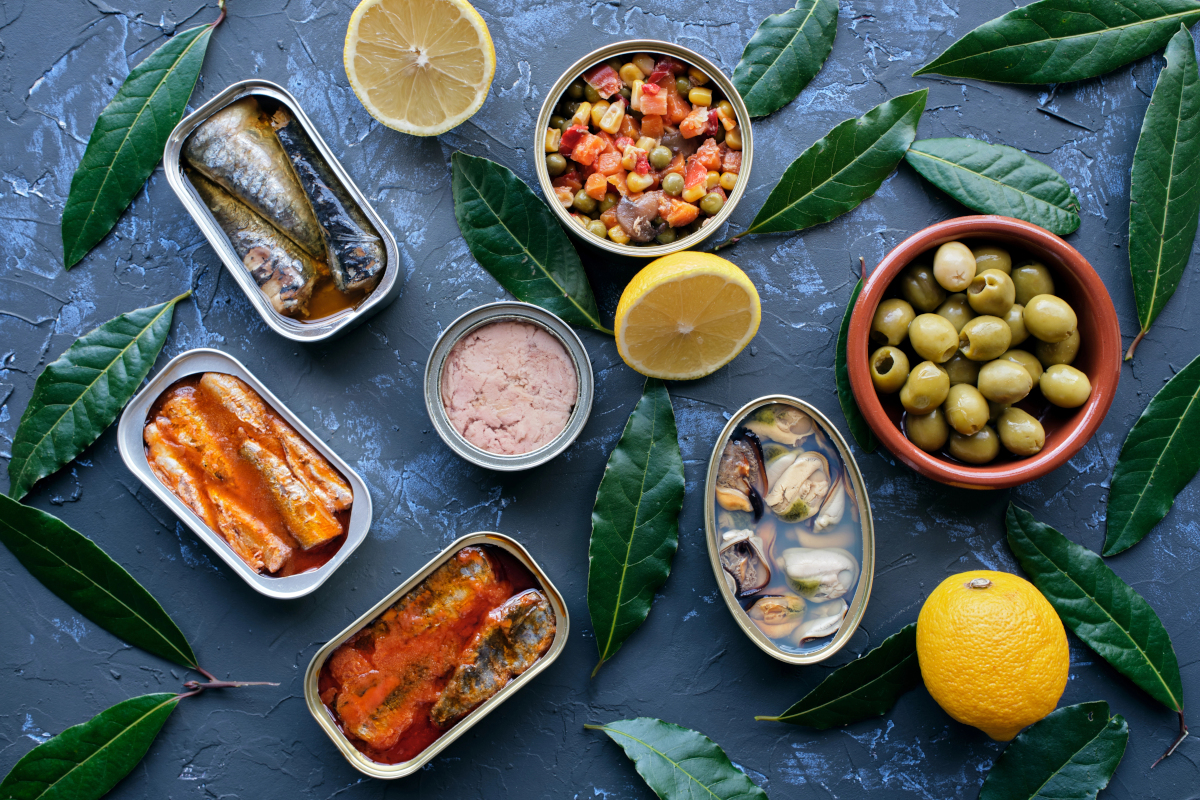 Conservas para una alimentación balanceada