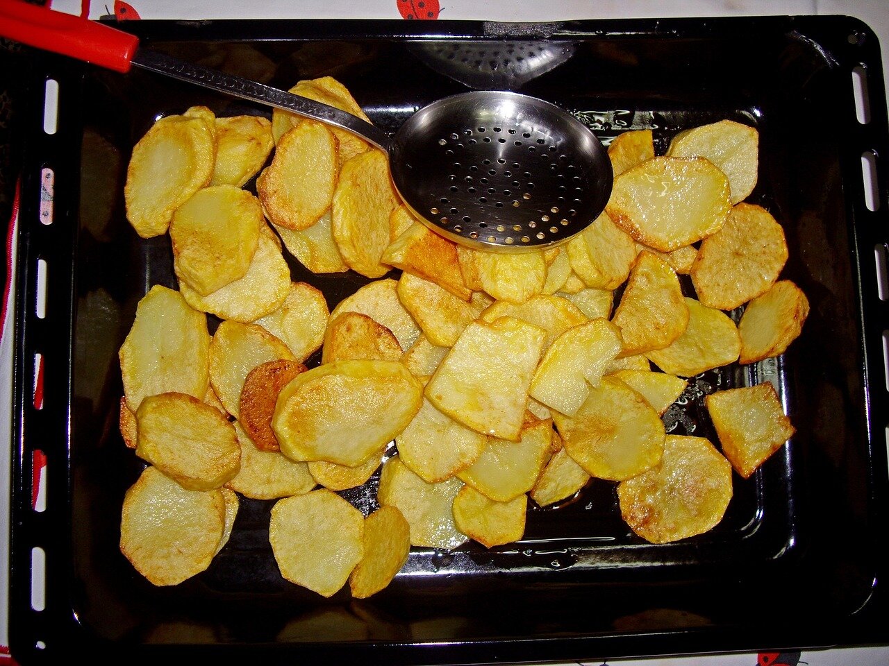 Freír las patatas