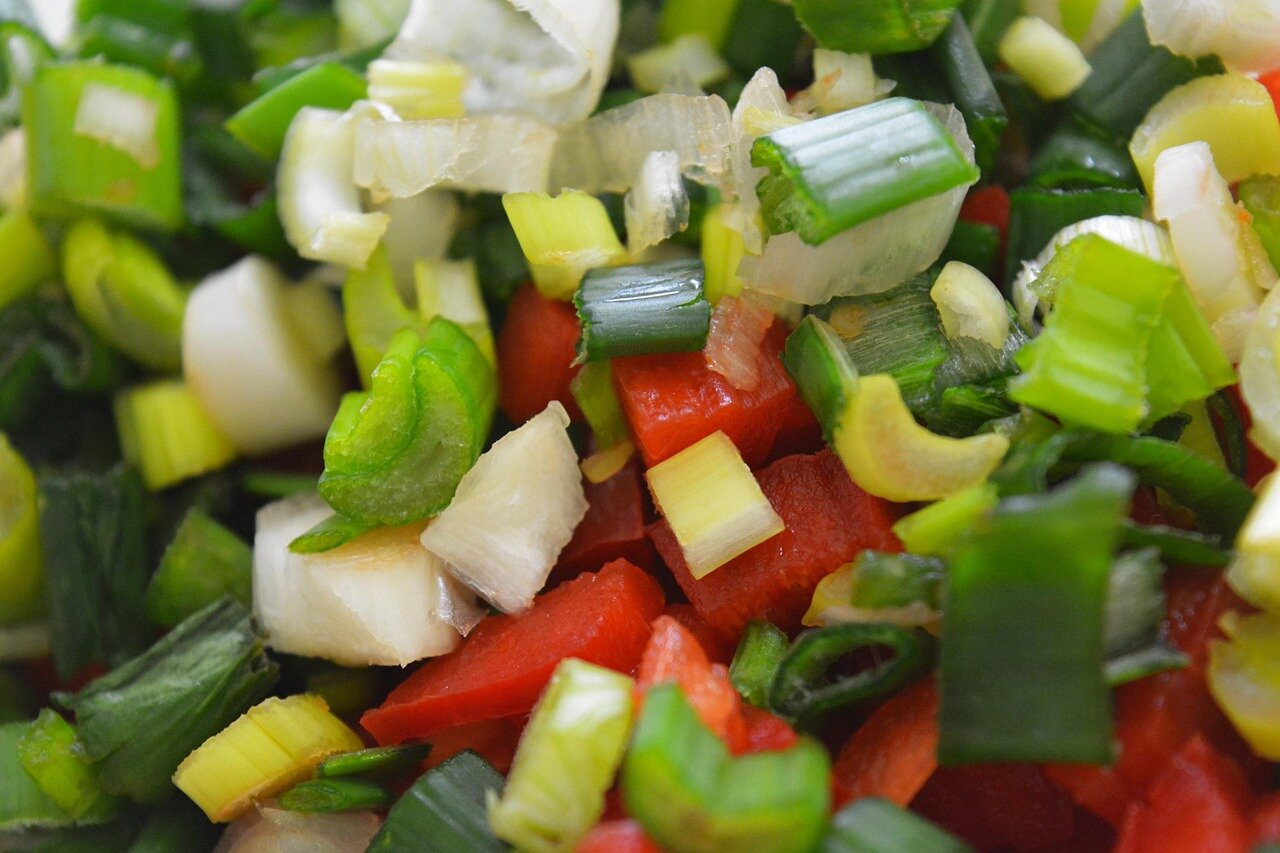 Picar las verduras