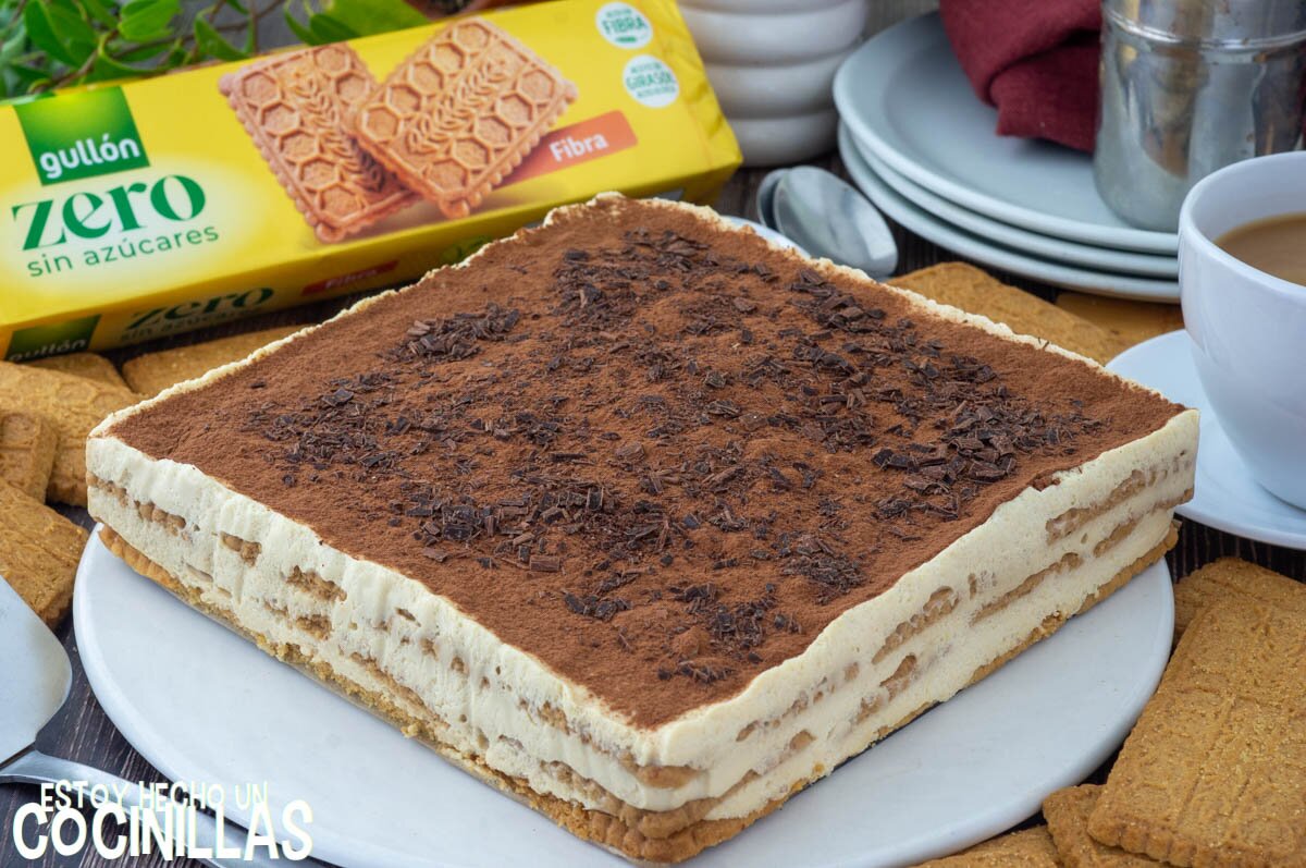 Receta de tiramisú sin azúcar
