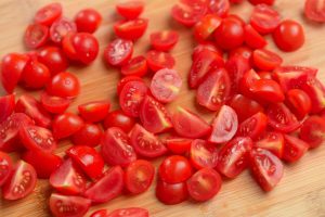 Trocear los tomates
