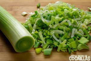 Picar los puerros
