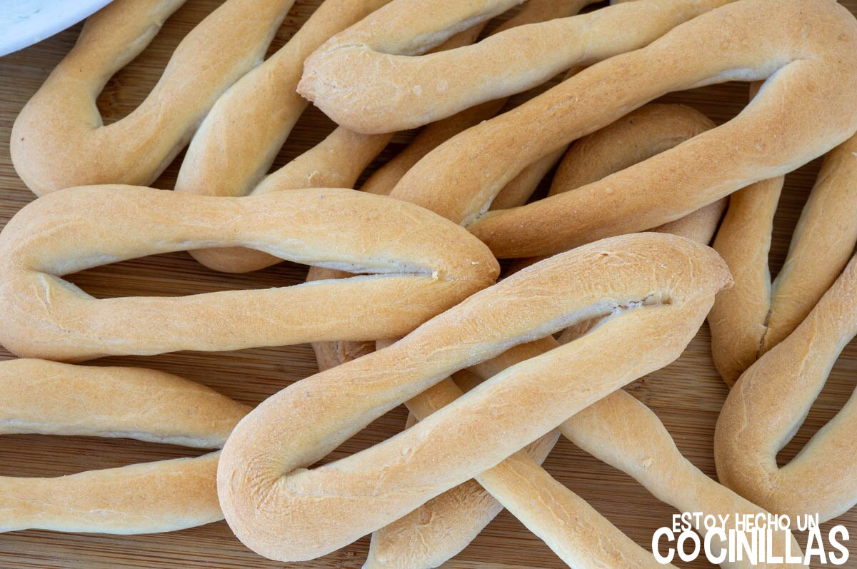 Rosquillas de pan para marineras