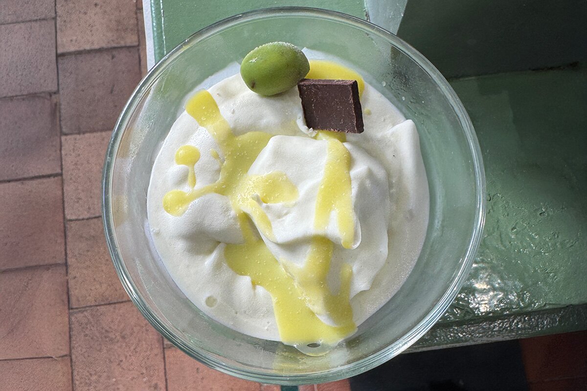 Helado de aceite de oliva
