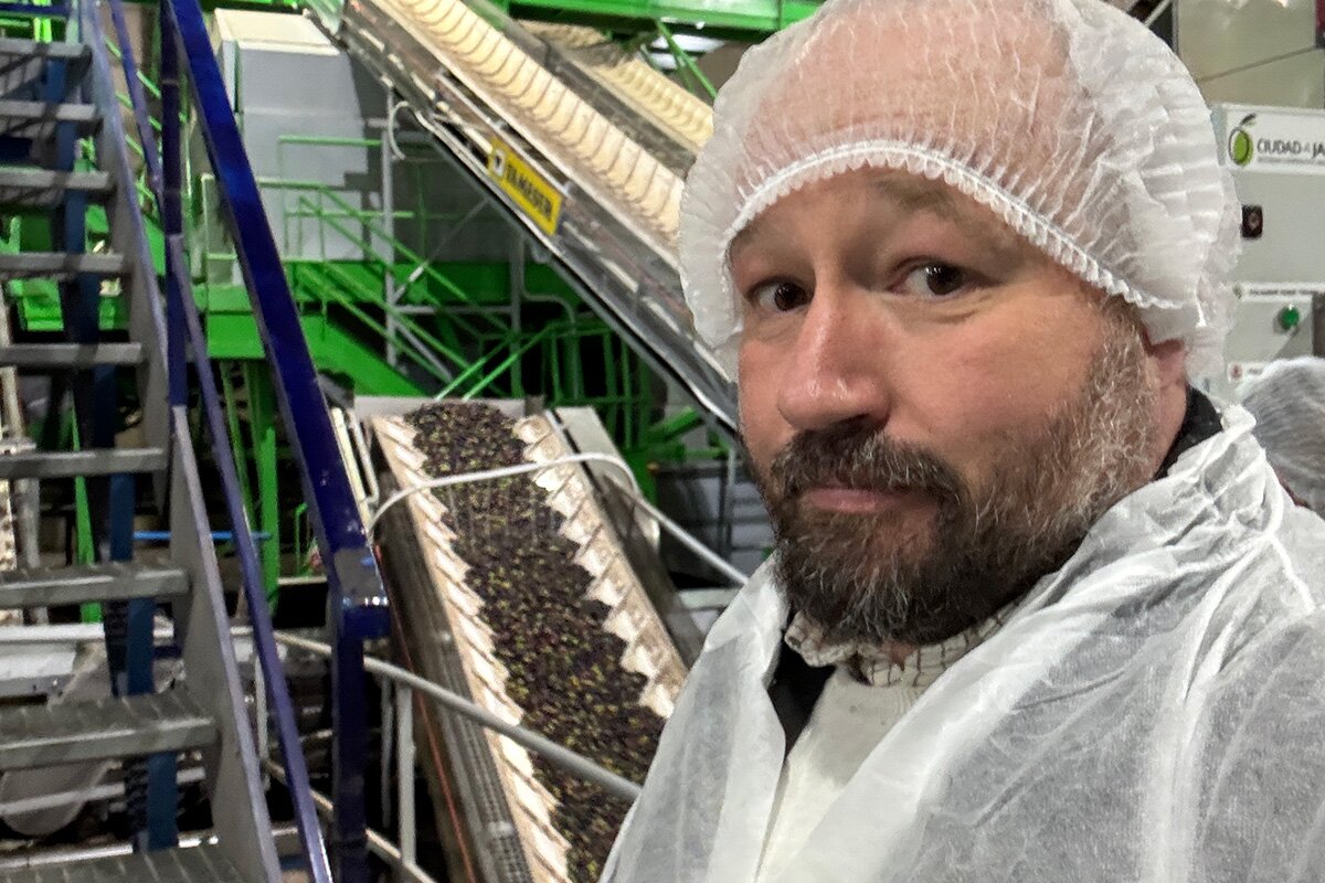 Yo en la cooperativa ciudad de Jaén