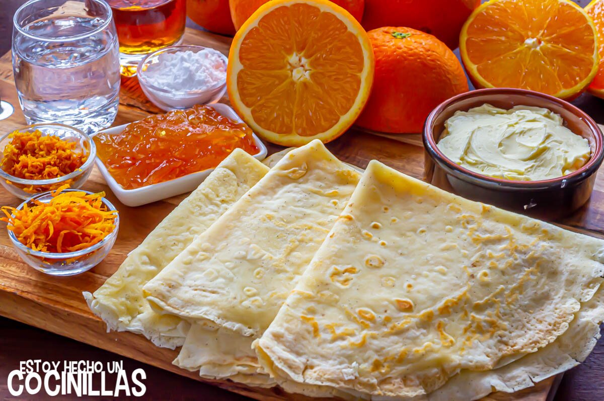 Crepes suzette (ingredientes)