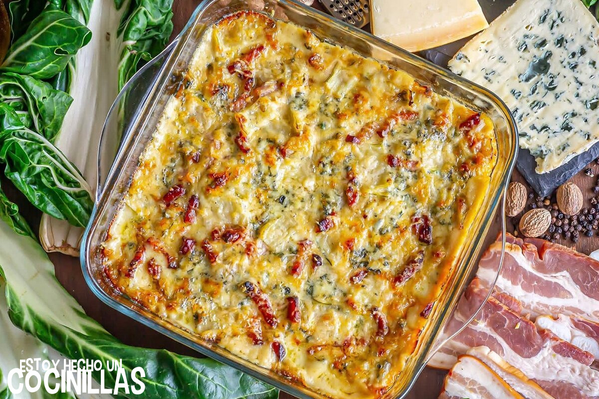 Pencas de acelga con bechamel