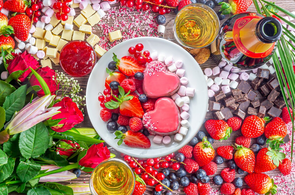 Postre de San Valentín fácil