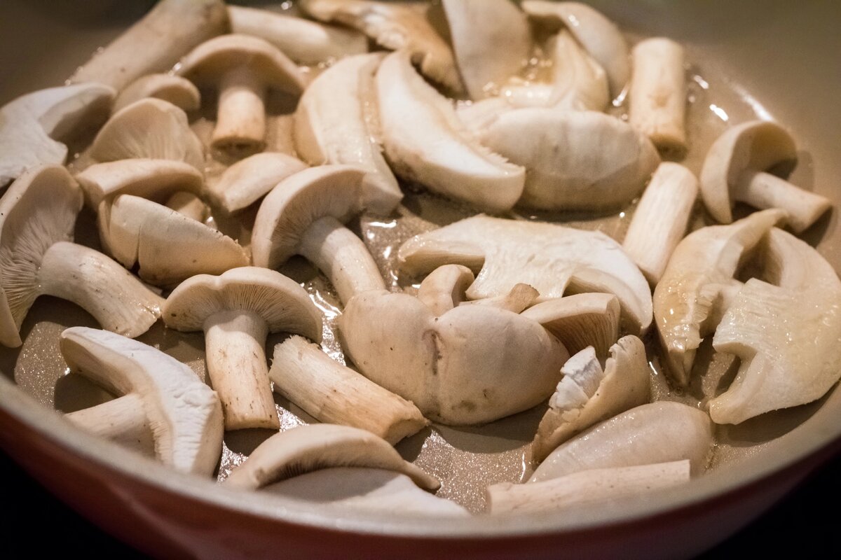 Cocinar los perretxikos