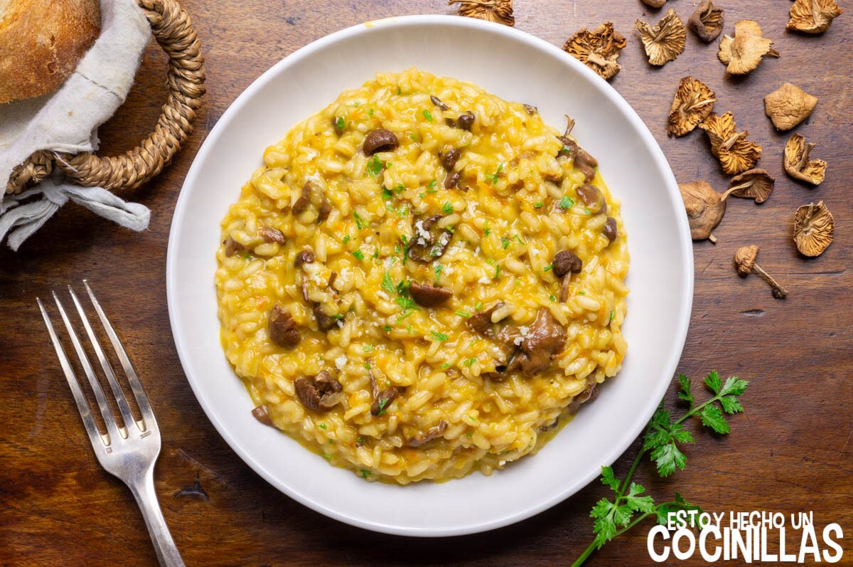 Risotto de perretxikos