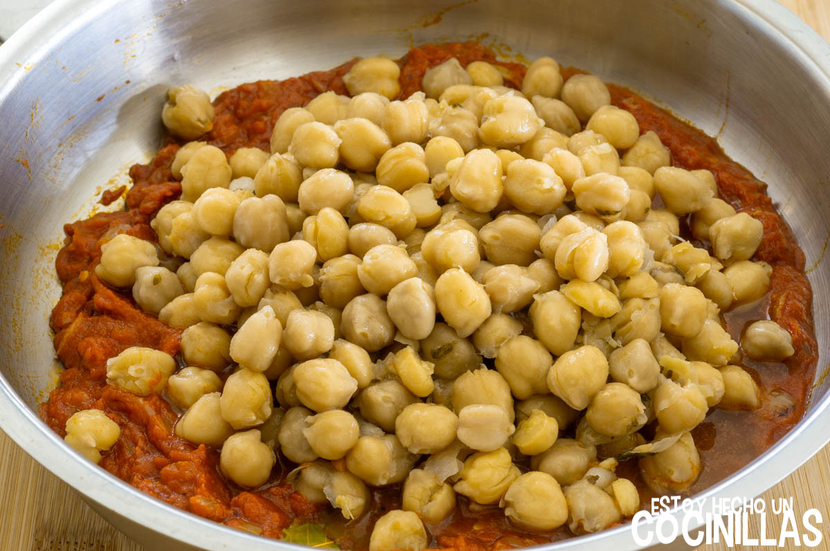 Echar los garbanzos