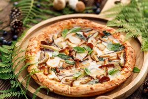 Pizza de boletus