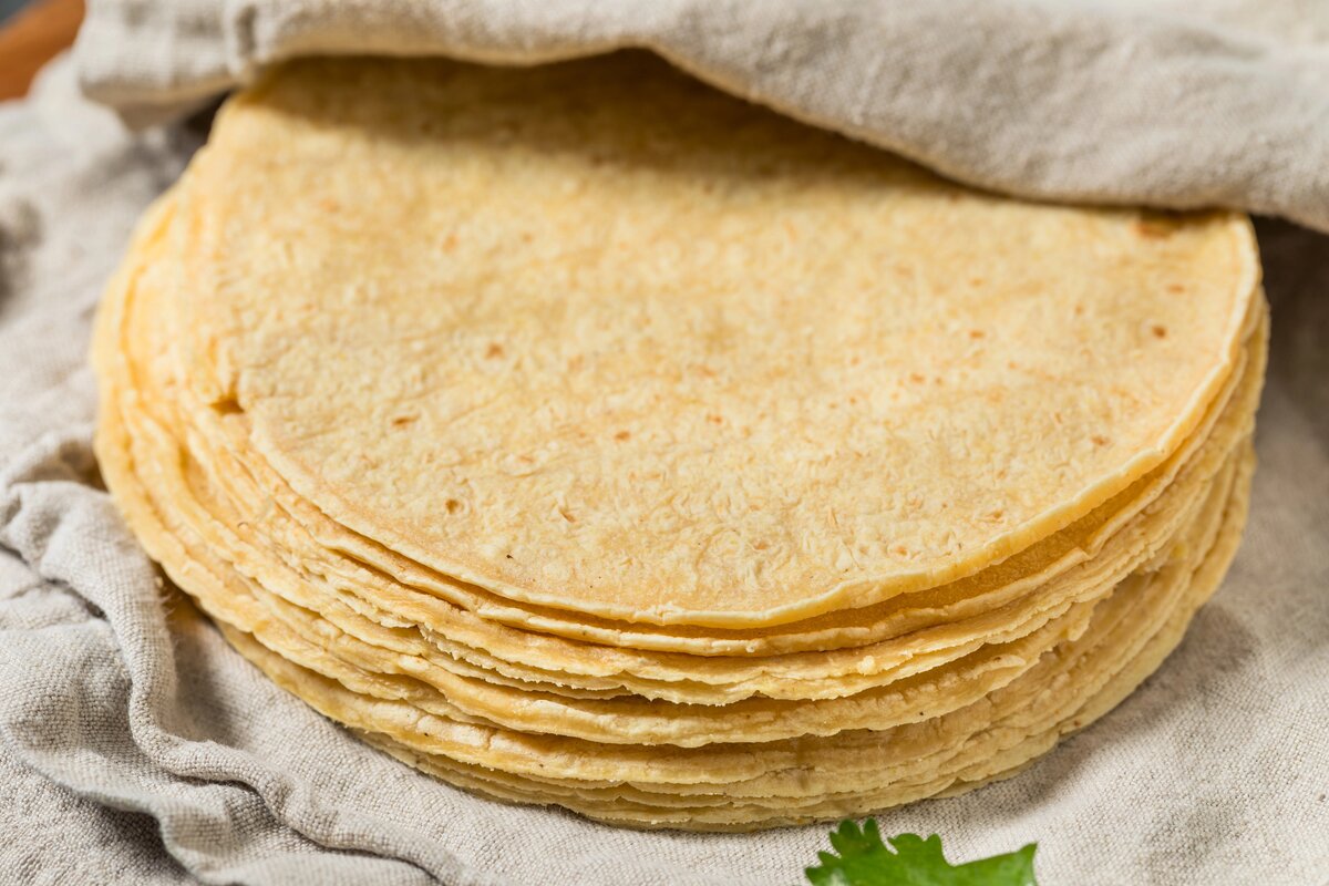 Tortillas de maíz mexicana