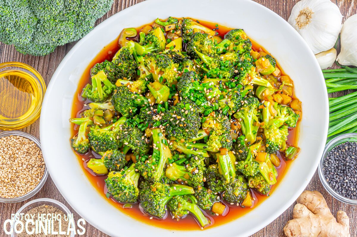 Brócoli con soja