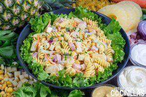 Ensalada tropical de pasta