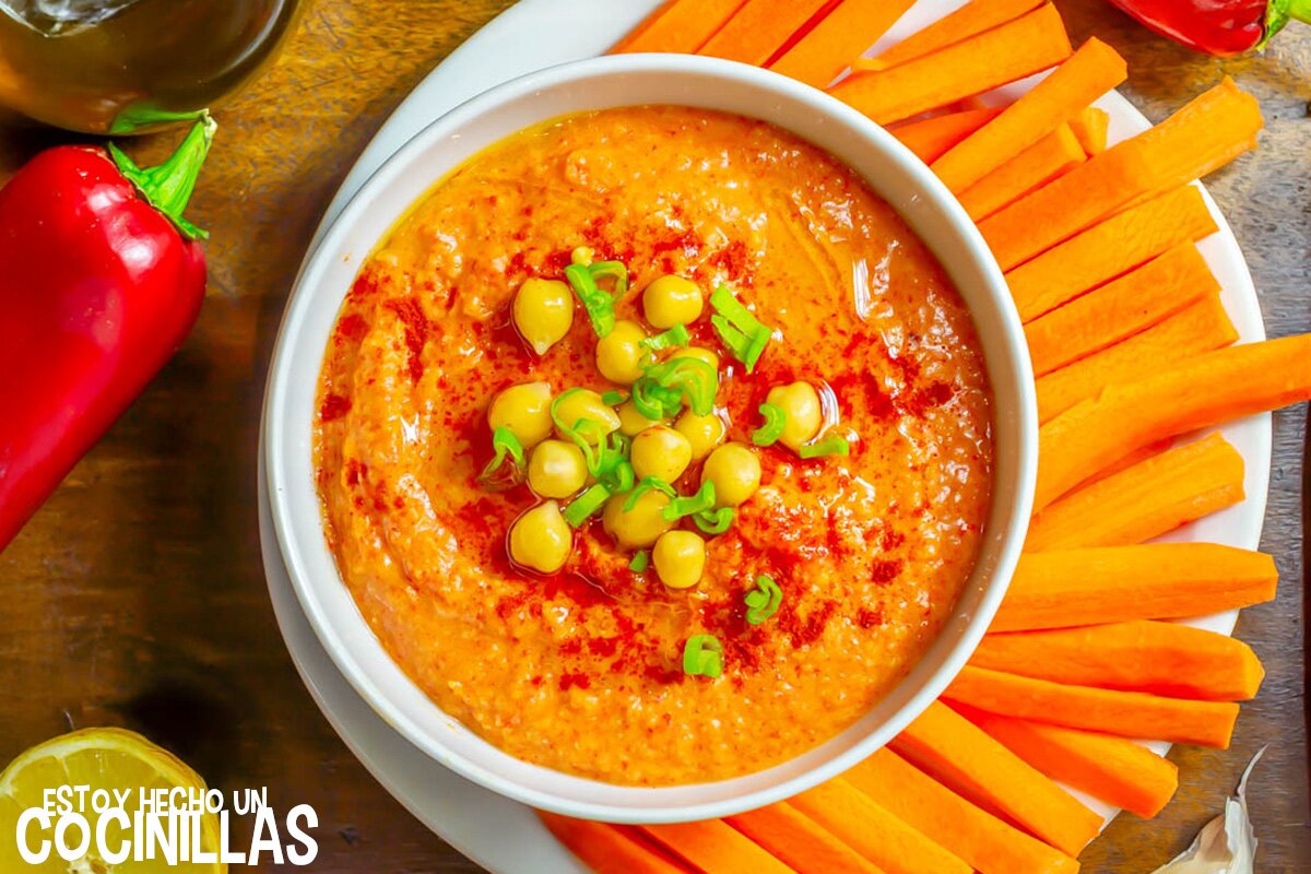 Hummus de pimientos