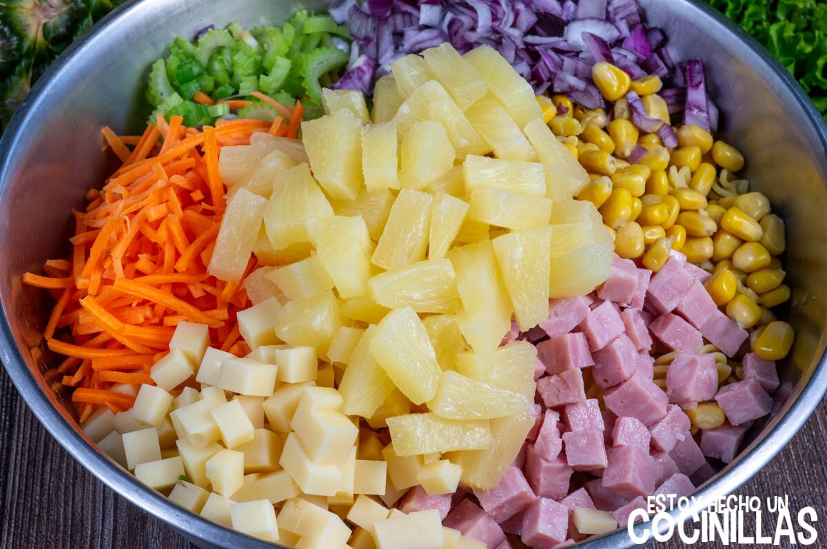 Mezclar la ensalada