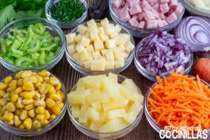 Preparar los ingredientes
