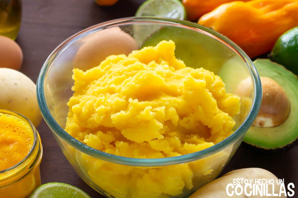Puré de patatas con ají amarillo