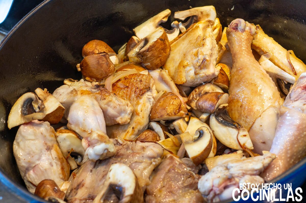 Reincorporar el pollo