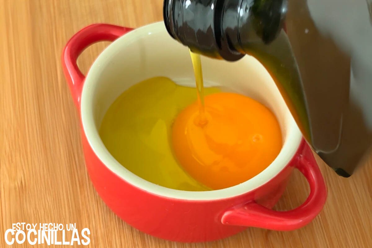 Yemas confitadas (aceite)