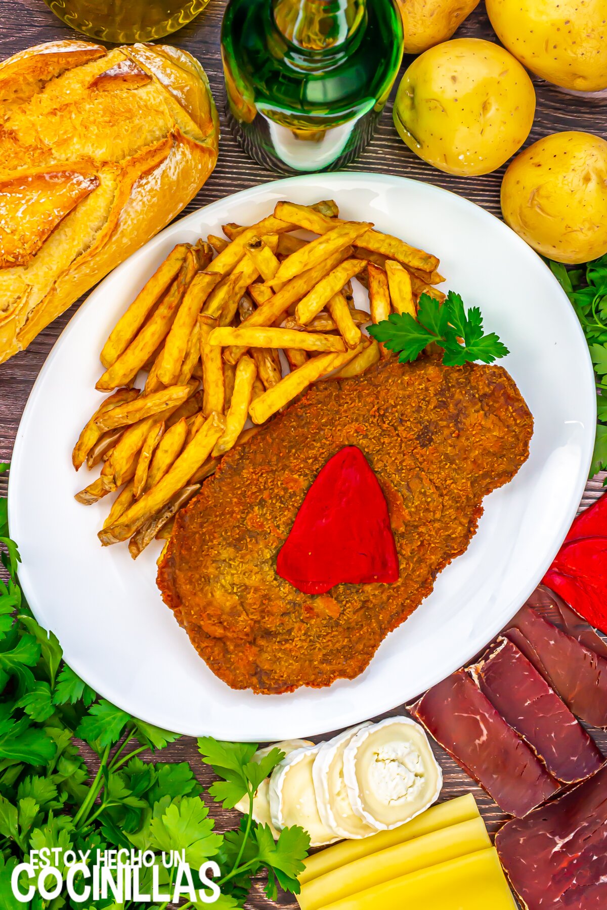 Cachopo de cecina y queso