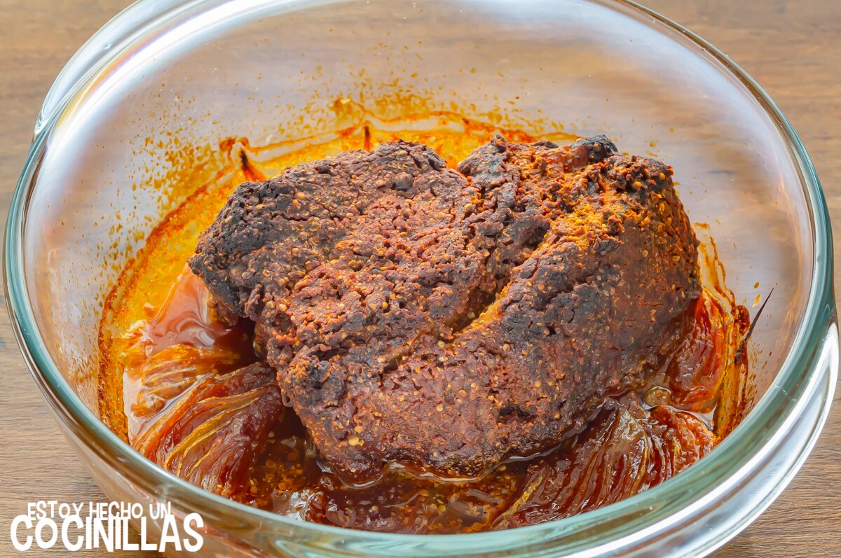 Hornear el pulled pork