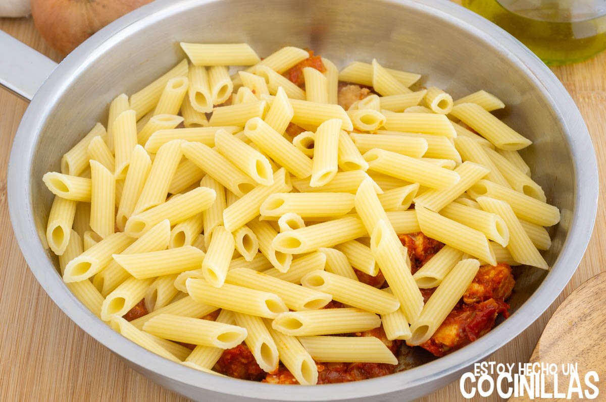 Incorporar los macarrones 1