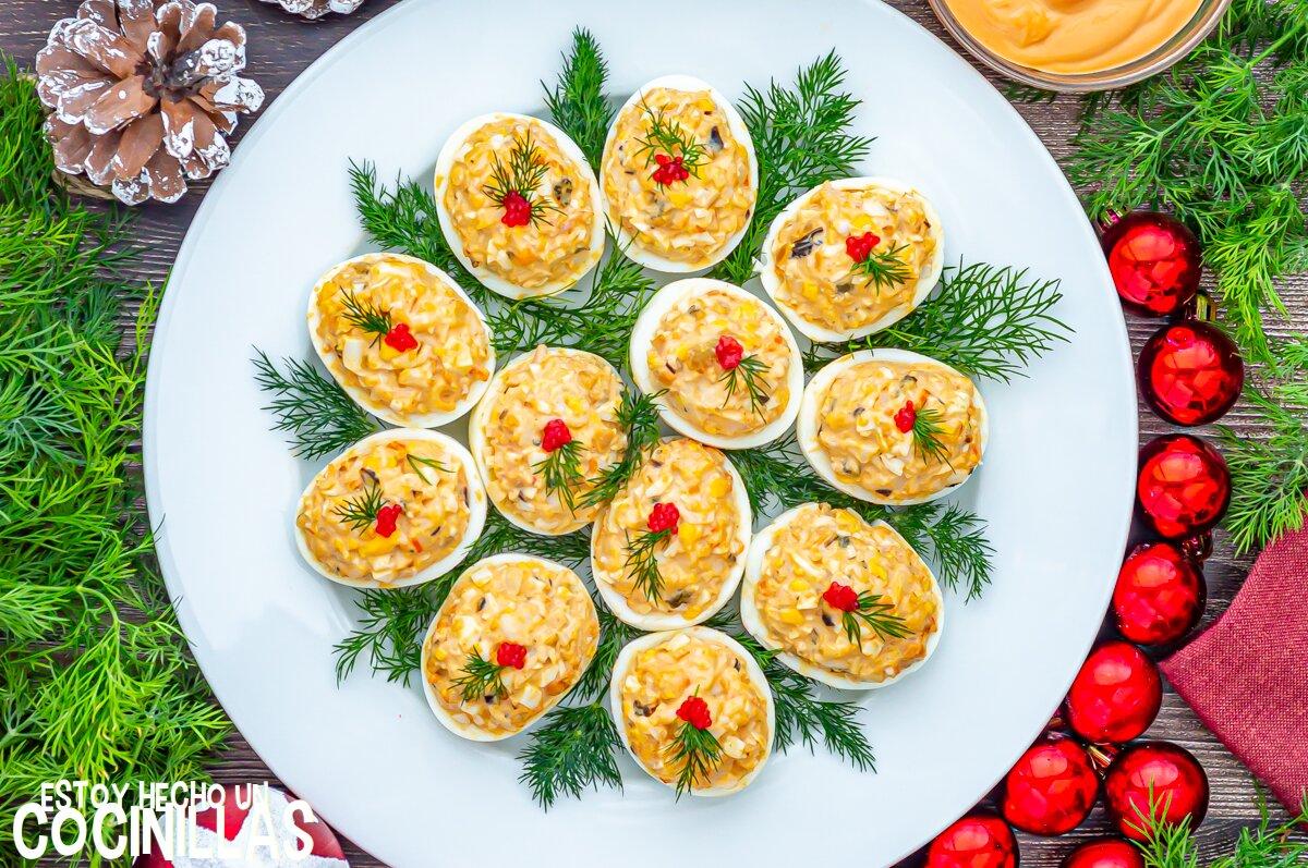 Rellenar los huevos