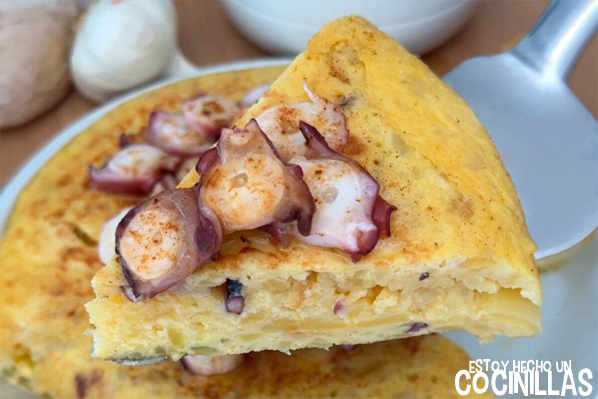 Tortilla de pulpo receta