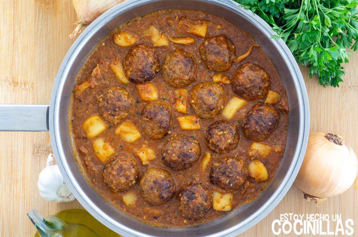 Como hacer albóndigas con sepia