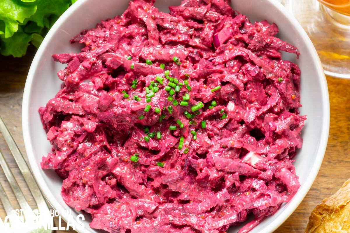 Cómo hacer ensalada de remolacha con mayonesa