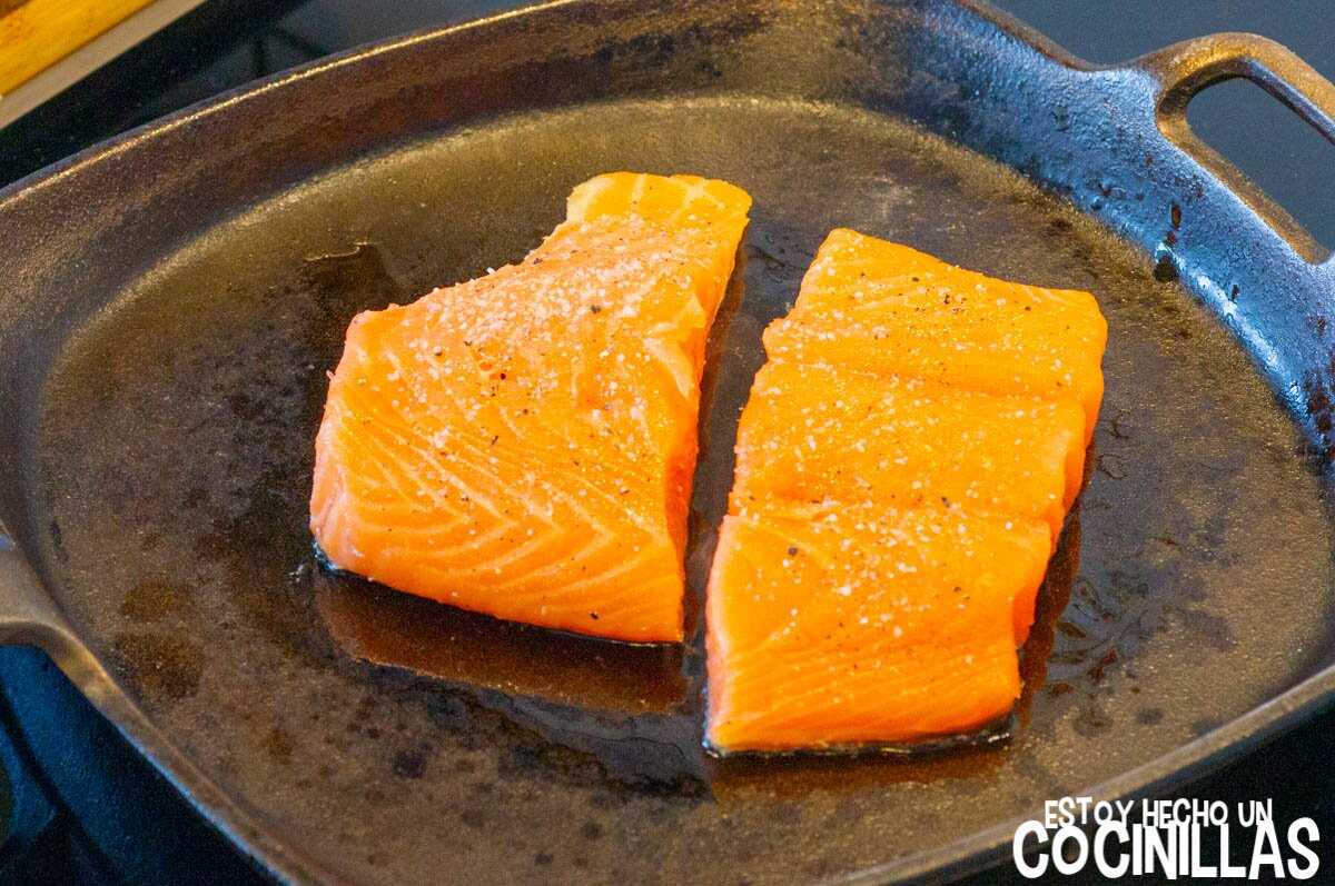 Como hacer salmón a la plancha