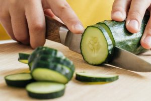 Cortar el pepino