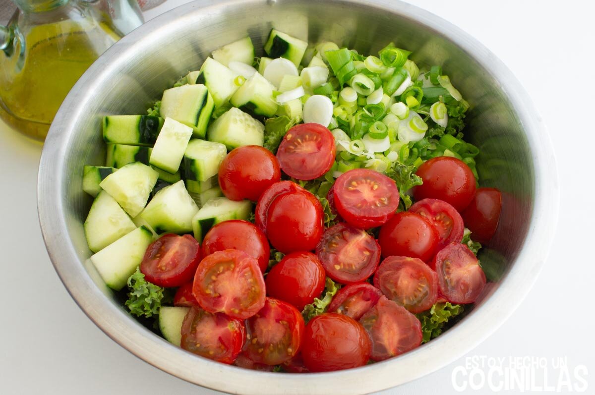 Mezclar los ingredientes