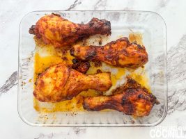 Muslos de pollo marinados