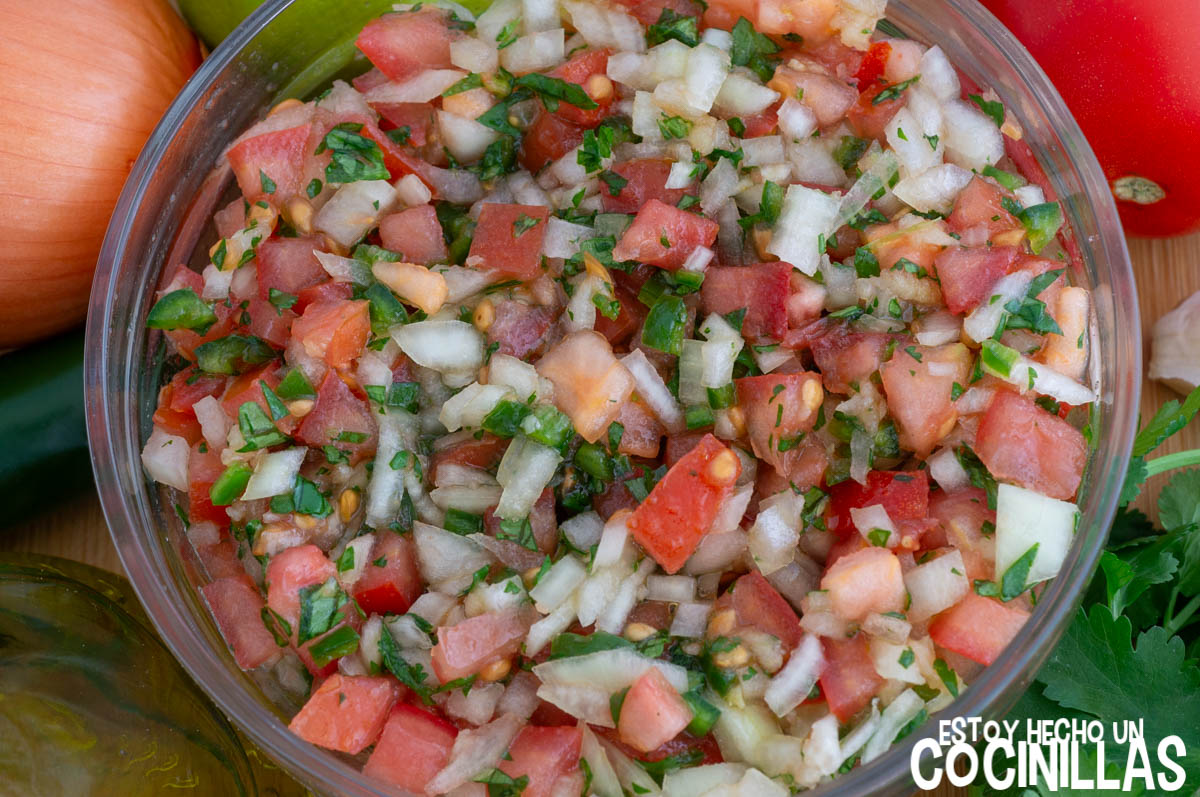 Pebre chileno receta